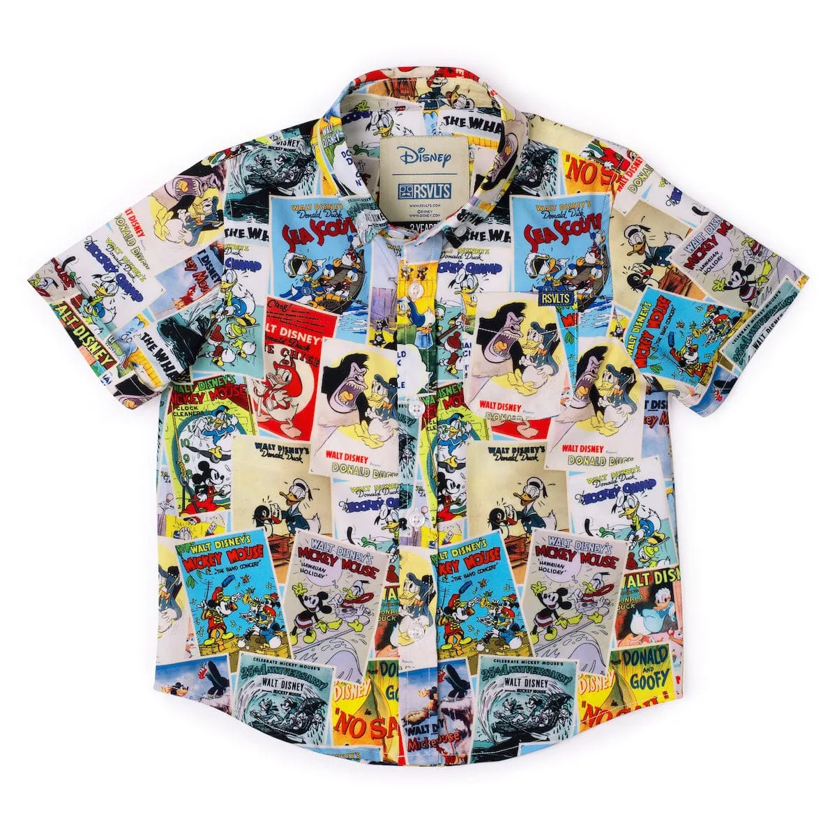 Disney’s Donald Duck 90th "Big Screen Billing" – Preschooler KUNUFLEX Short Sleeve Shirt