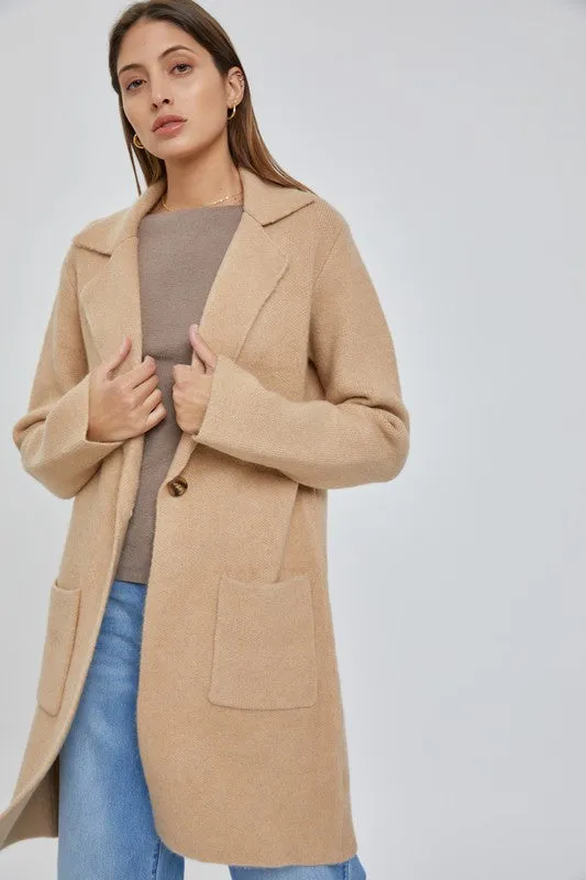Downtown Coffee Shop Knit Jacket