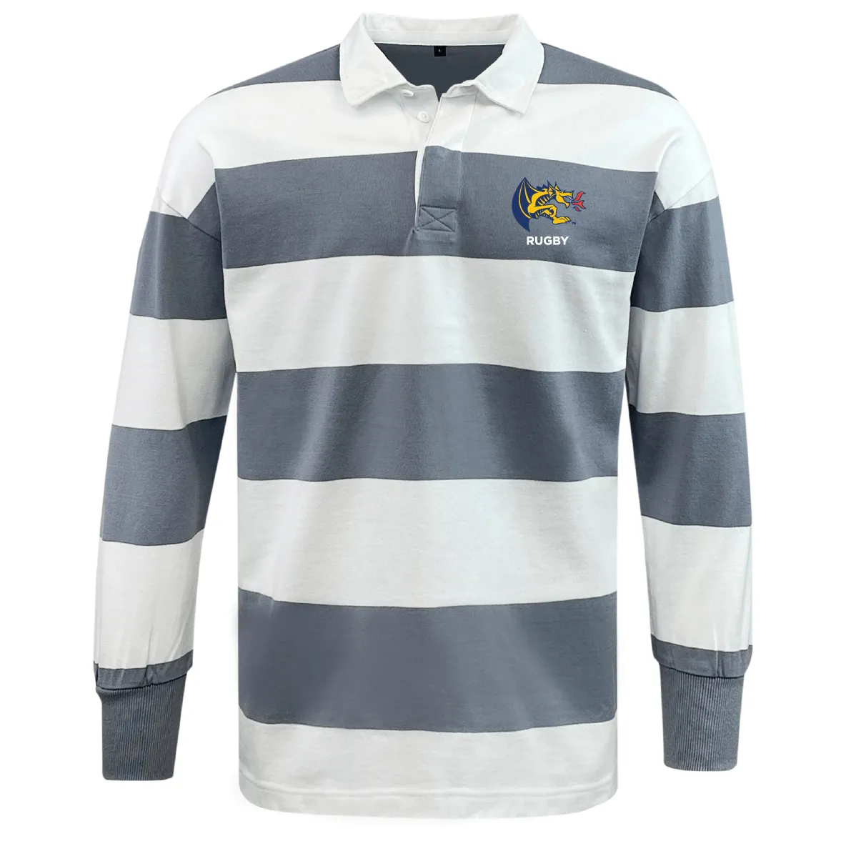 Drexel Rugby Classic Long Sleeve Hooped Rugby Jersey