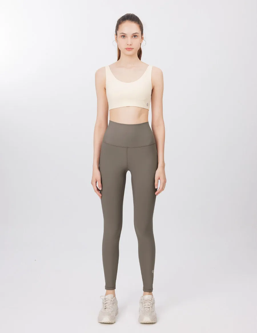 easyoga LESPIRO Spirit Tights5 - G34 Coffee Green