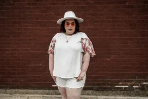 edna short sleeve top