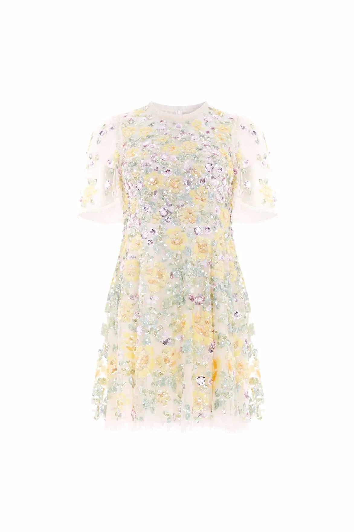 Elina Rose Short Sleeve Mini Dress