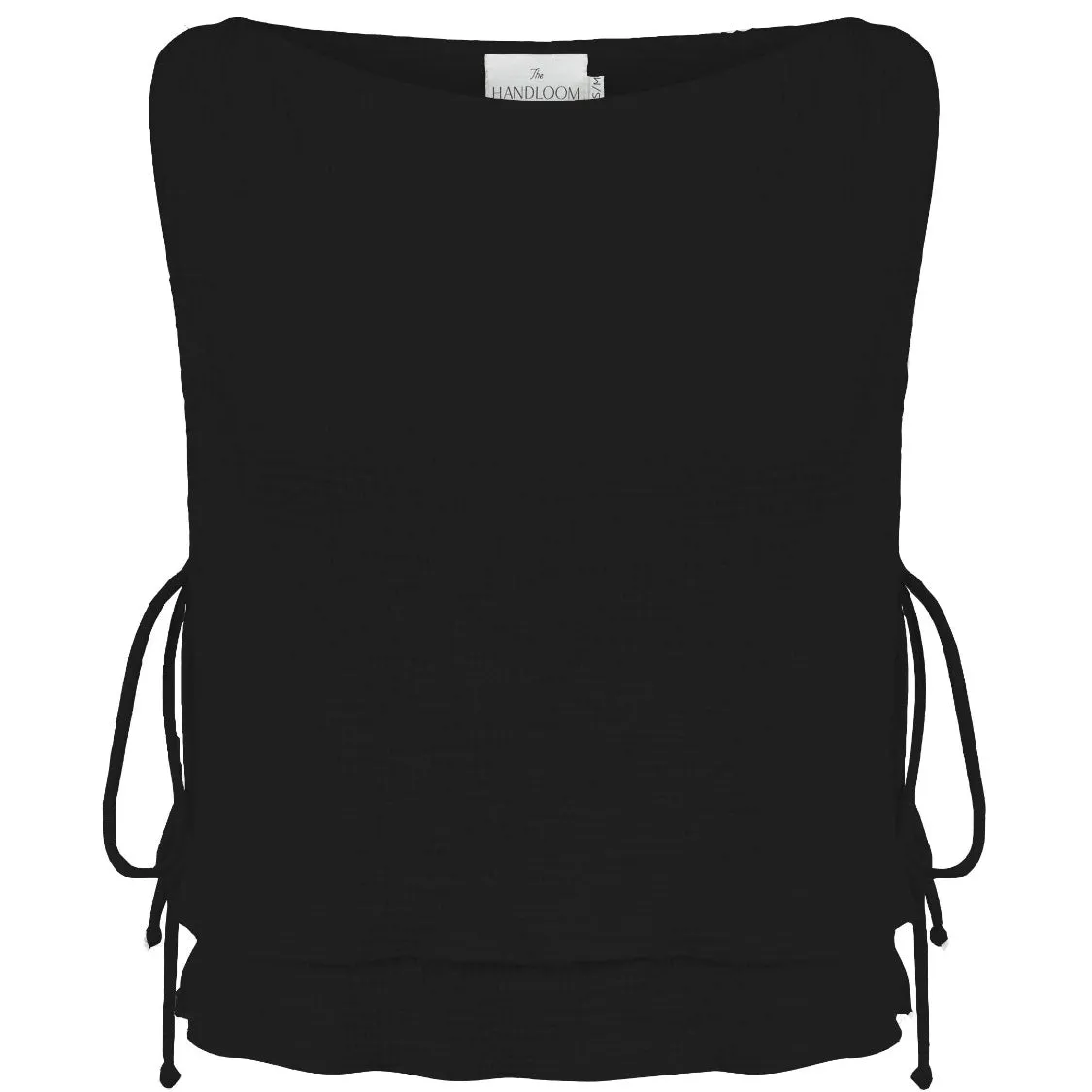 Elle Side Ties Top Black