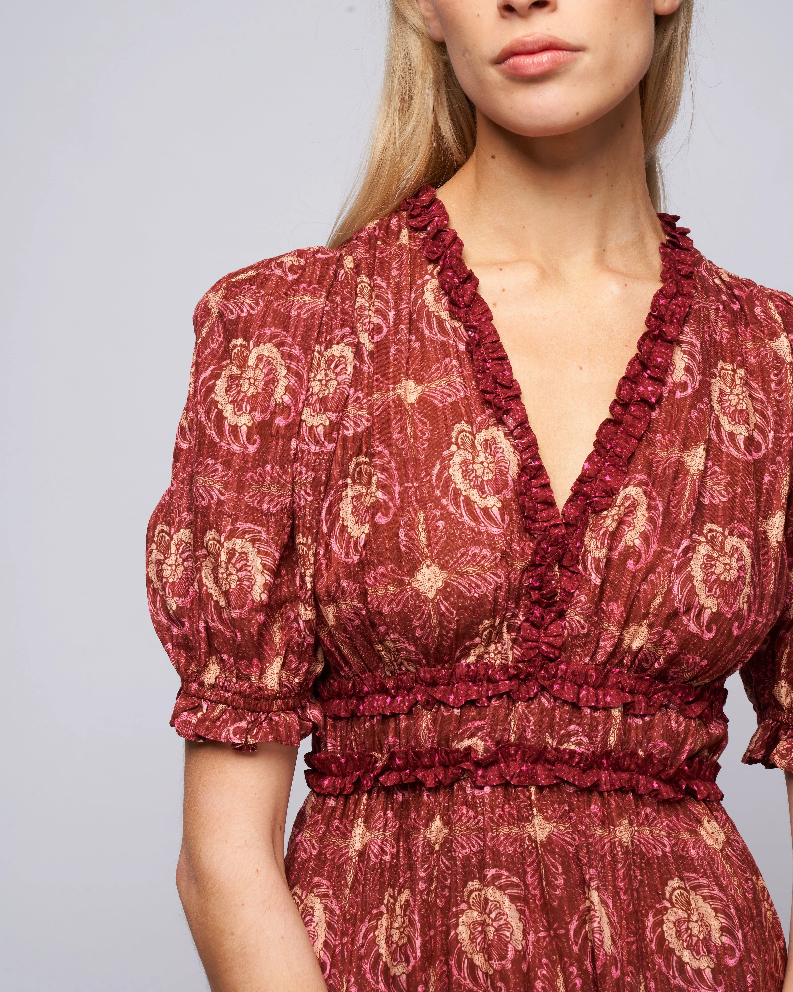 elli dress - amaranthus