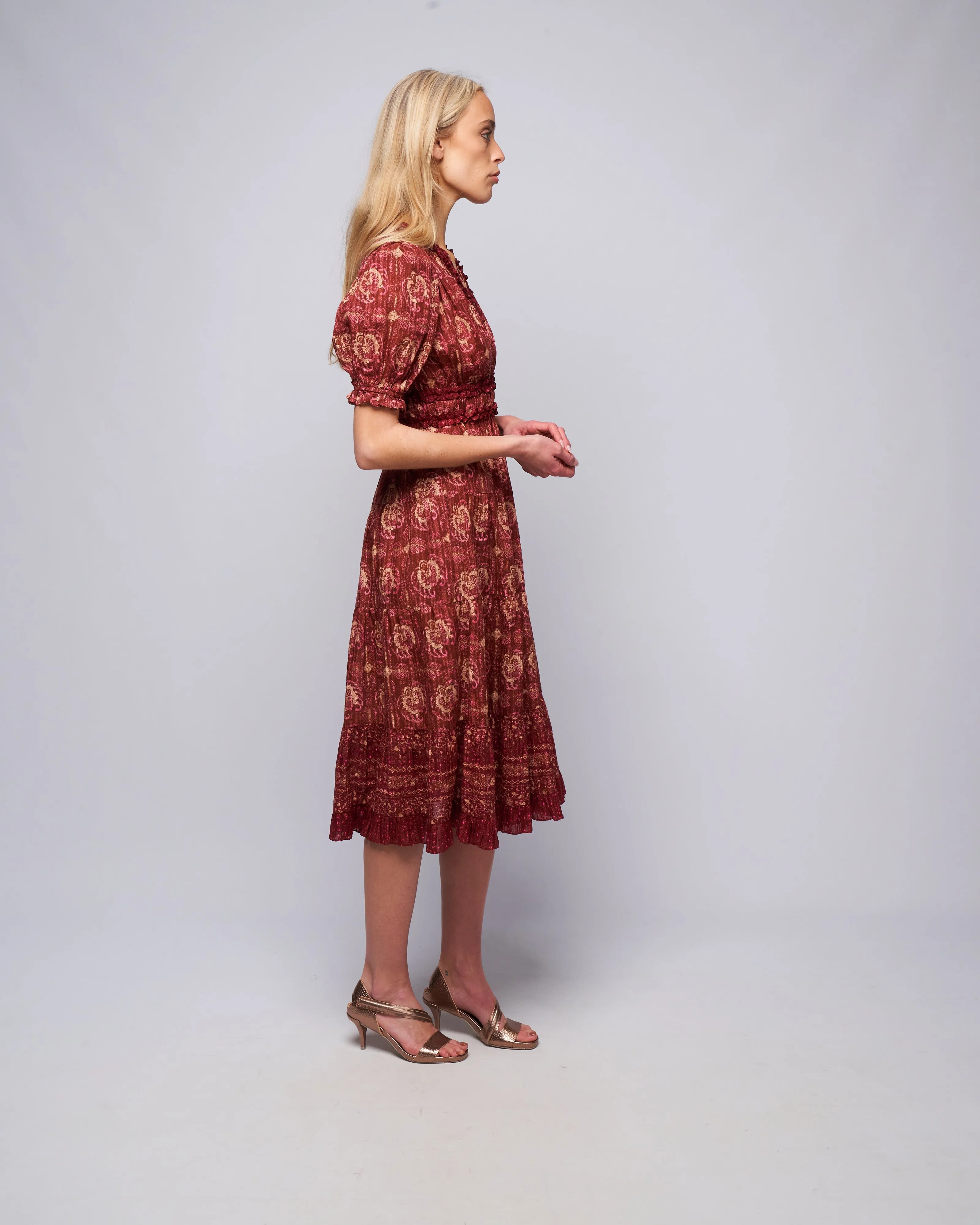 elli dress - amaranthus