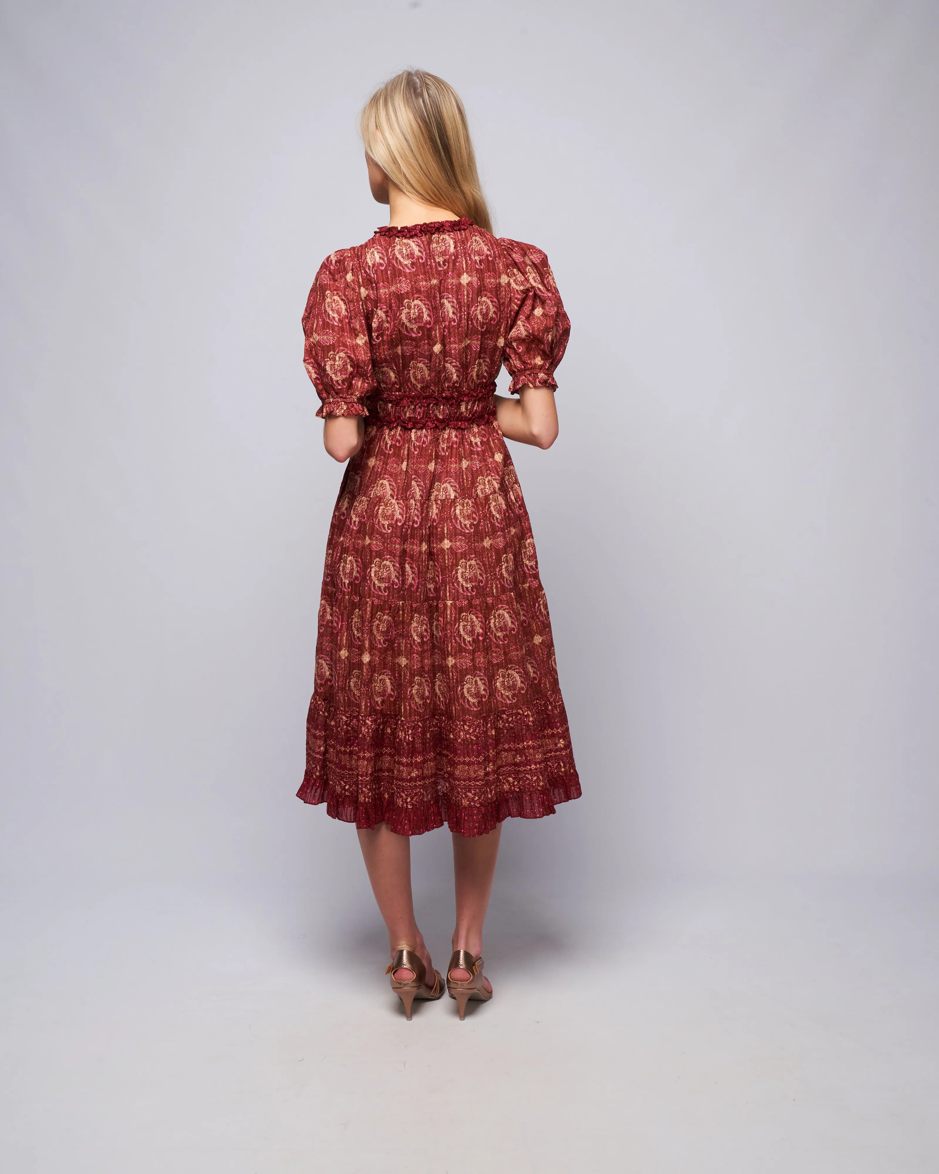 elli dress - amaranthus