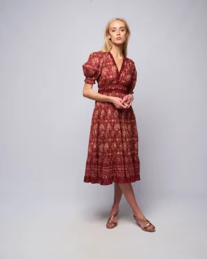 elli dress - amaranthus