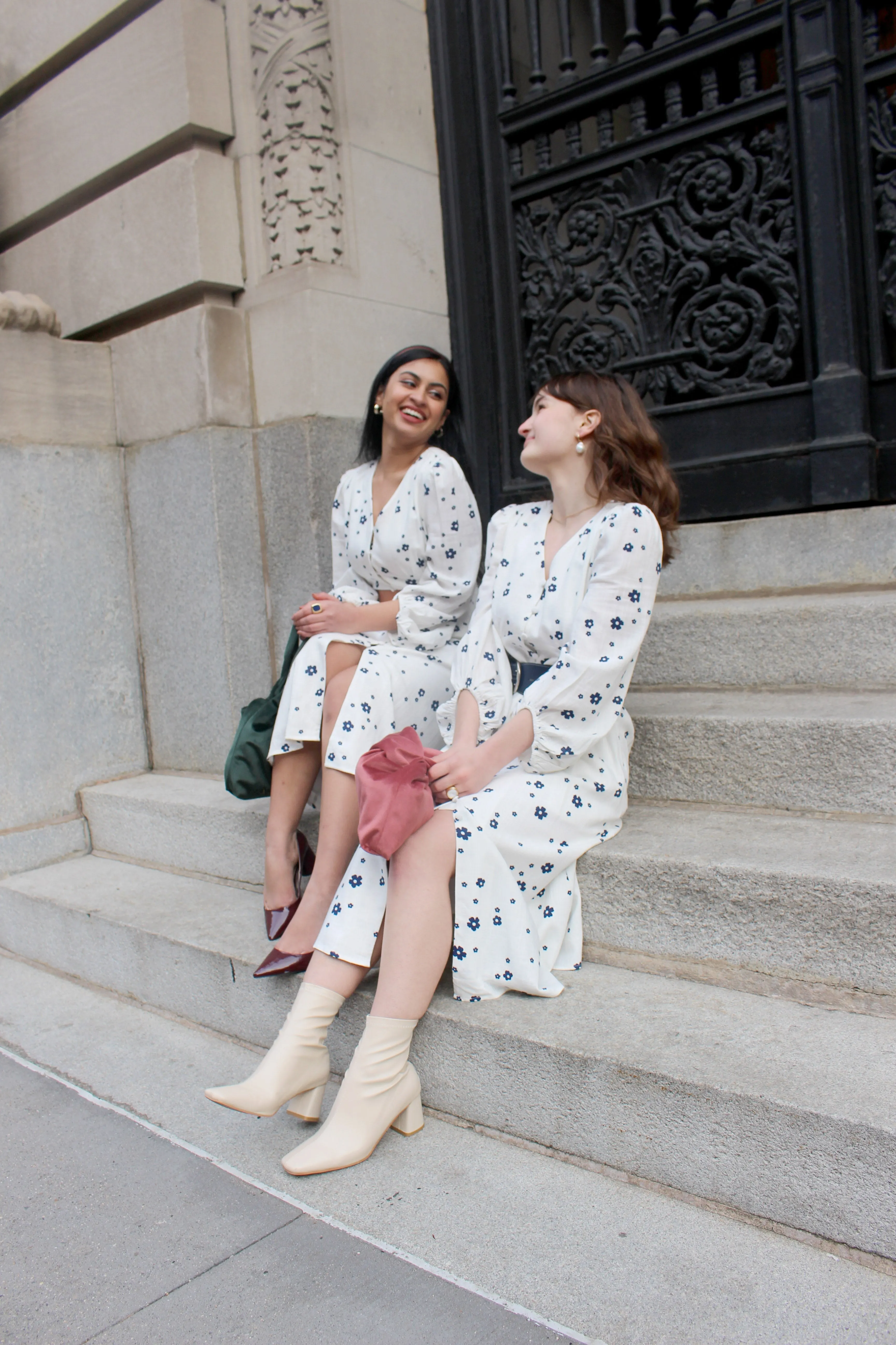 Emilee Dress- Ivory Print