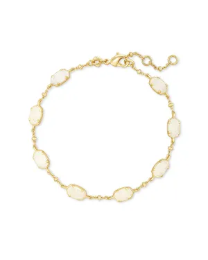 Emilie Link Bracelet in Gold Iridescent Drusy