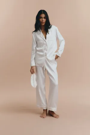 Emily pjs - Off white with pants