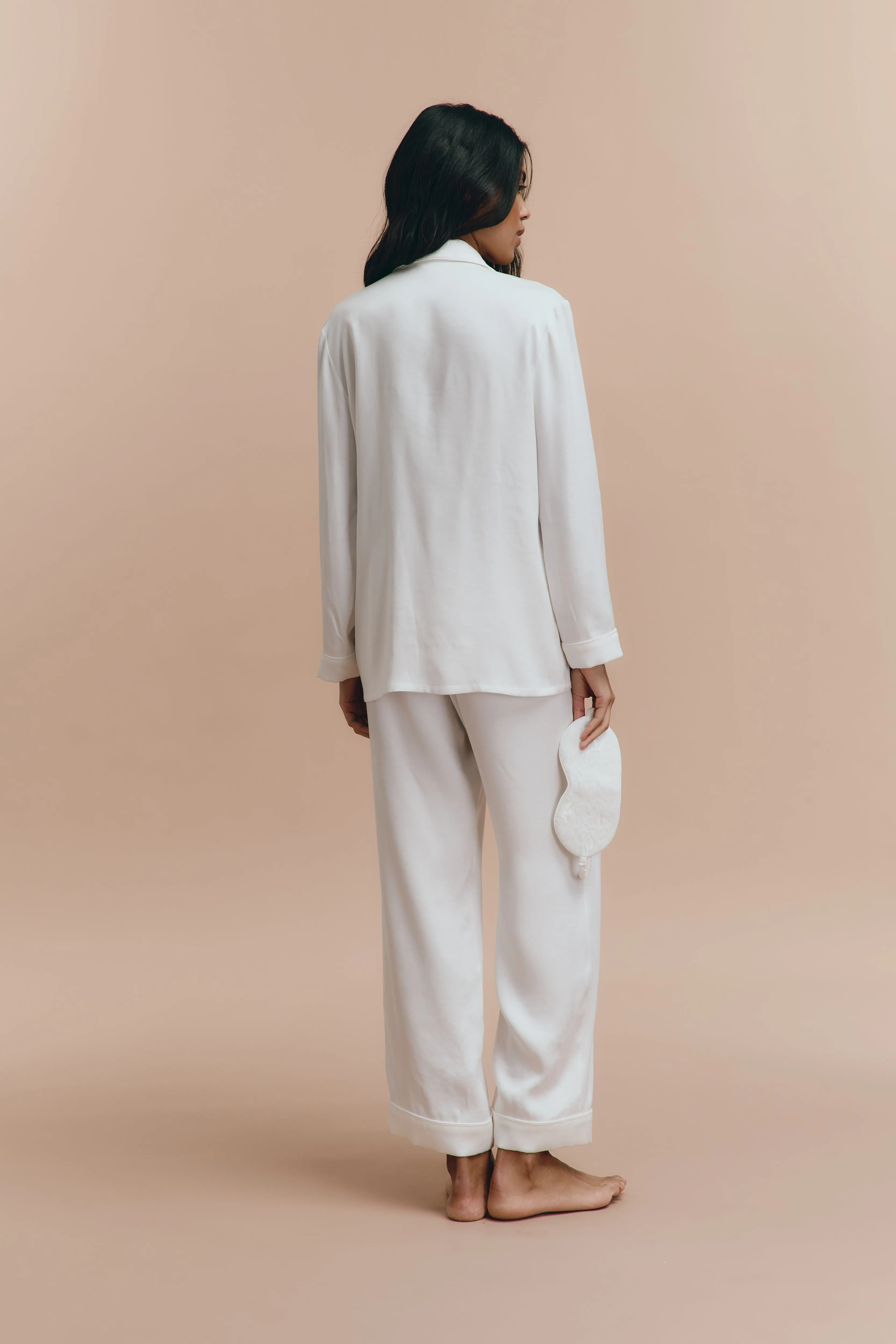 Emily pjs - Off white with pants