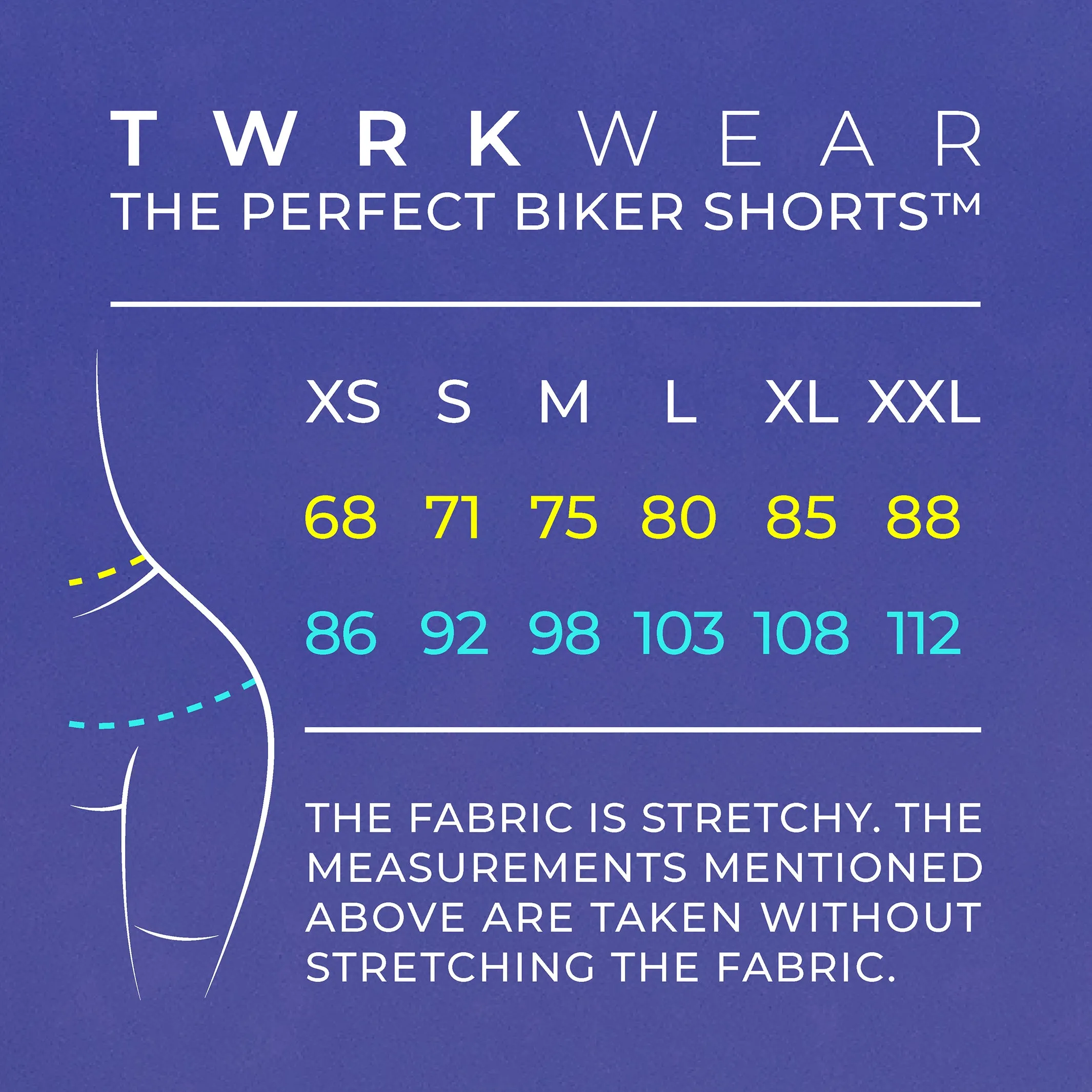 Ennakkotilaustuote: TWRKWEAR The Perfect Biker Shorts™ – BADASS BLACK