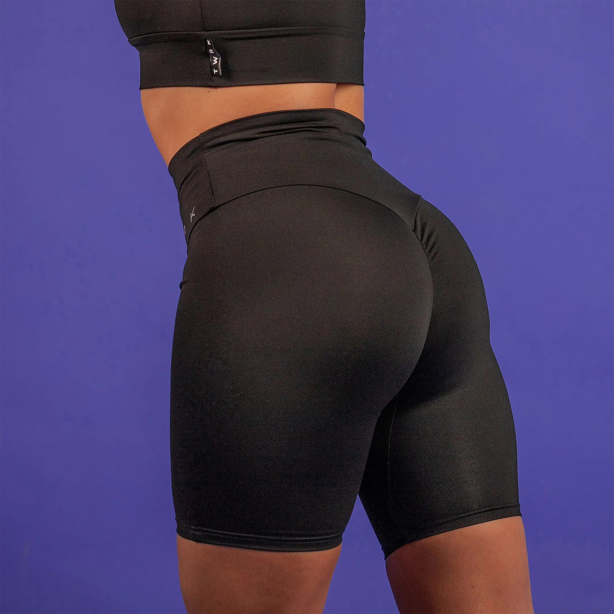 Ennakkotilaustuote: TWRKWEAR The Perfect Biker Shorts™ – BADASS BLACK