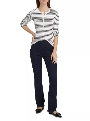 Epic High-rise Peyton Pull on Pant in Rinse wash