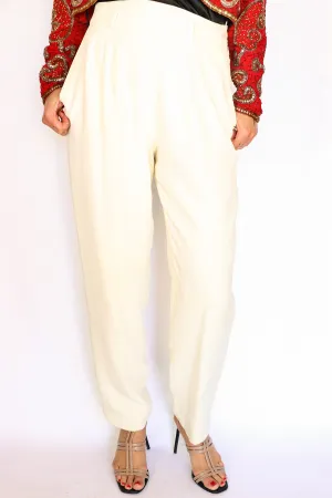 Escada - Vintage Cream Pants - 40