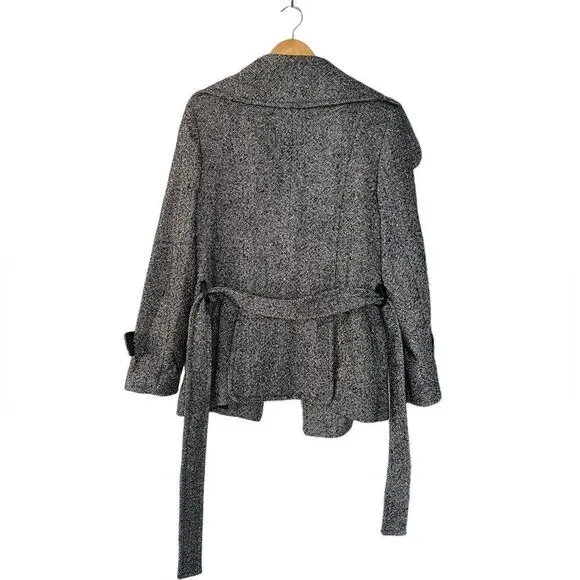 ESPRIT Outerwear Coat Wool Tweed Pattern Gary