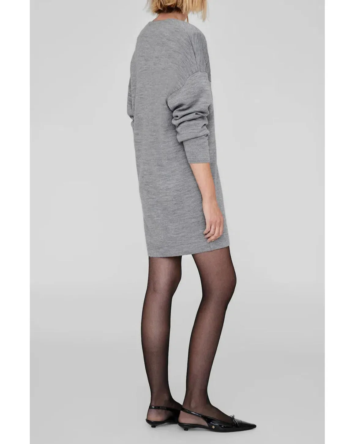 Essex Dress in Grey Melange
