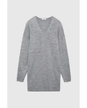 Essex Dress in Grey Melange