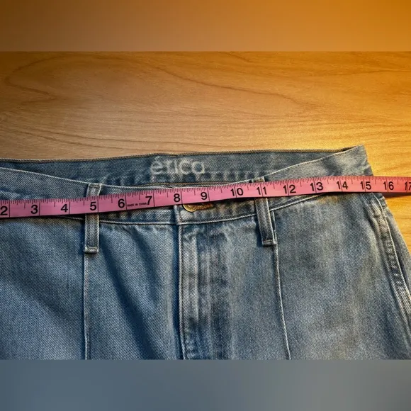 Etica Estilia Pintuck Denim Trouser