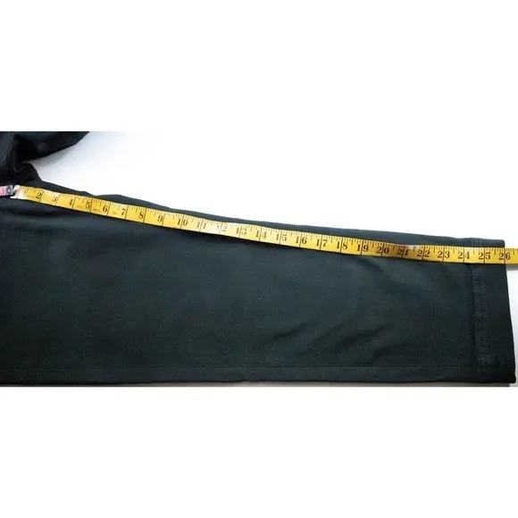 Everlane Womens Black High Waisted Slim Straight Leg Crop Jeans Pants Size 8