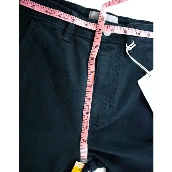 Everlane Womens Navy Blue High Waisted Slim Straight Leg Crop Pants Size 2 Denim