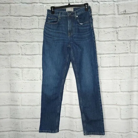 EVERLANE High Rise Straight Leg High Waisted Womens Denim Jeans Size 27