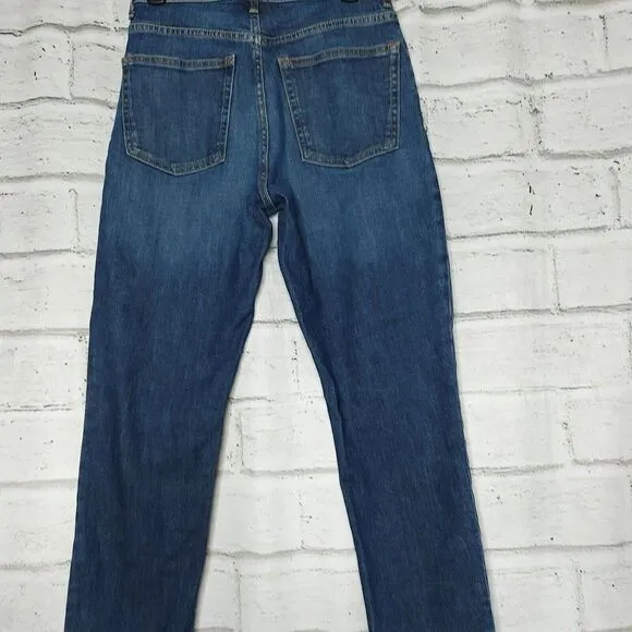 EVERLANE High Rise Straight Leg High Waisted Womens Denim Jeans Size 27