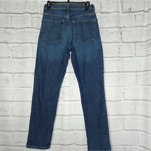 EVERLANE High Rise Straight Leg High Waisted Womens Denim Jeans Size 27