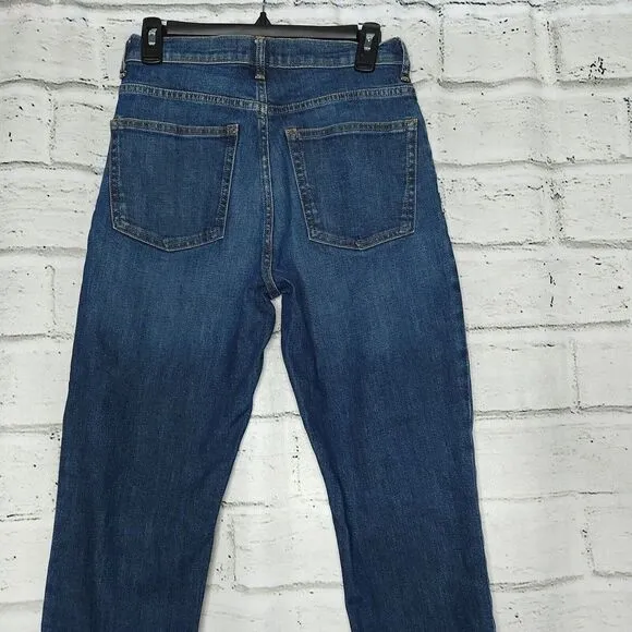 EVERLANE High Rise Straight Leg High Waisted Womens Denim Jeans Size 27