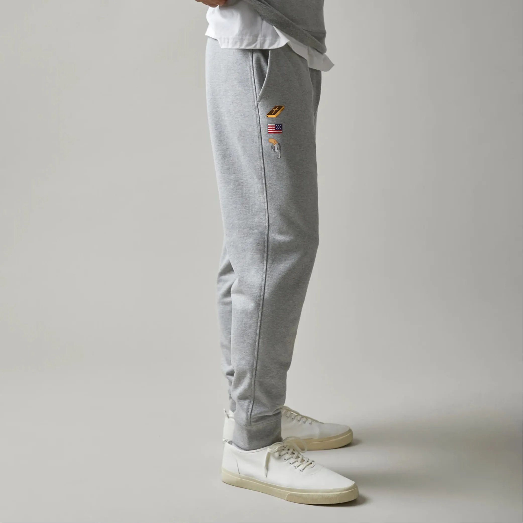 Faith Freedom Firearms Embroidered Sweatpants