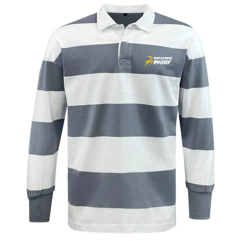 Faribault Boksprings Classic Long Sleeve Hooped Rugby Jersey
