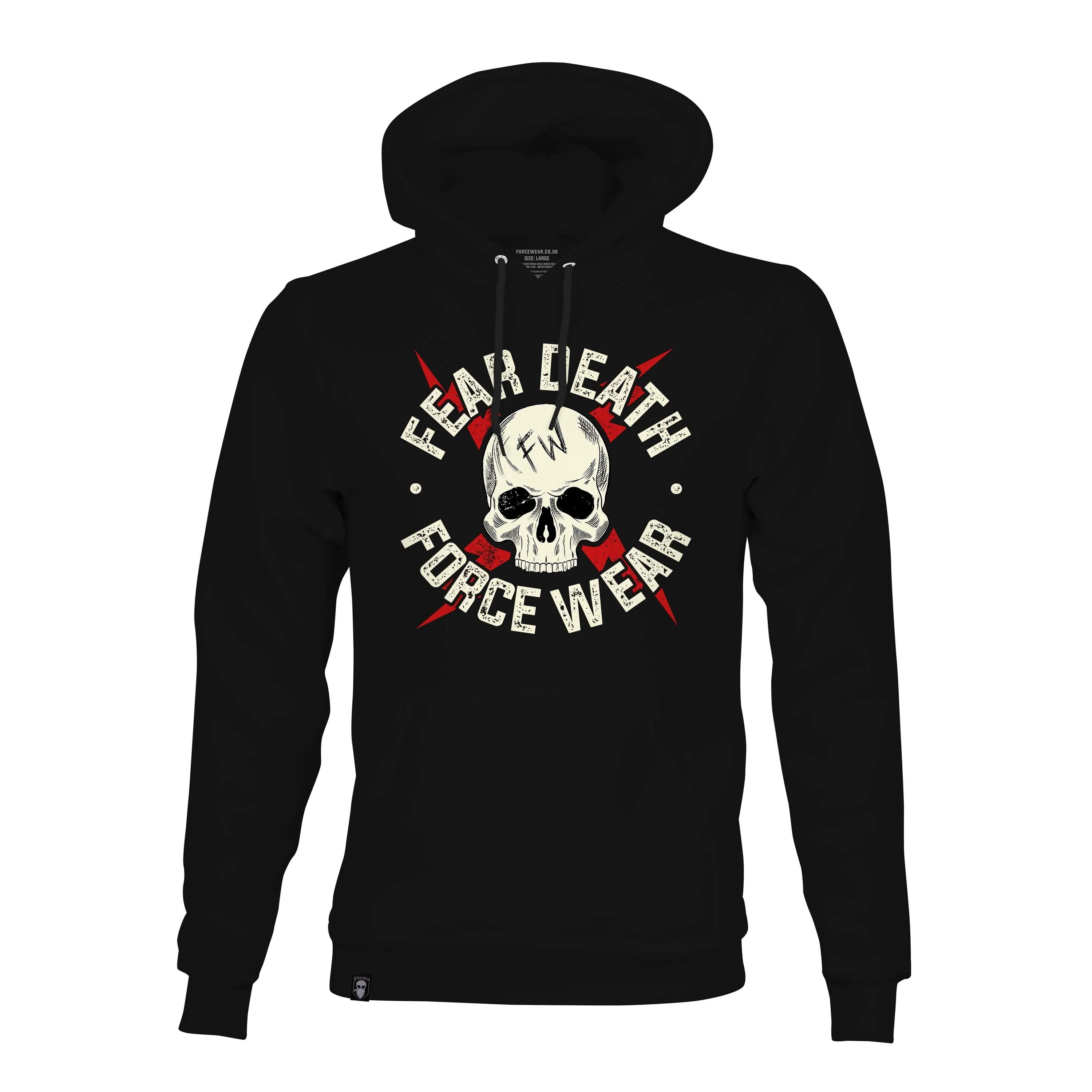 FEAR DEATH SKULL HOODIE