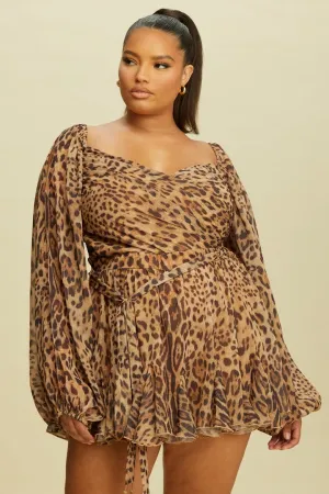 Fierce Style Leopard Print Romper