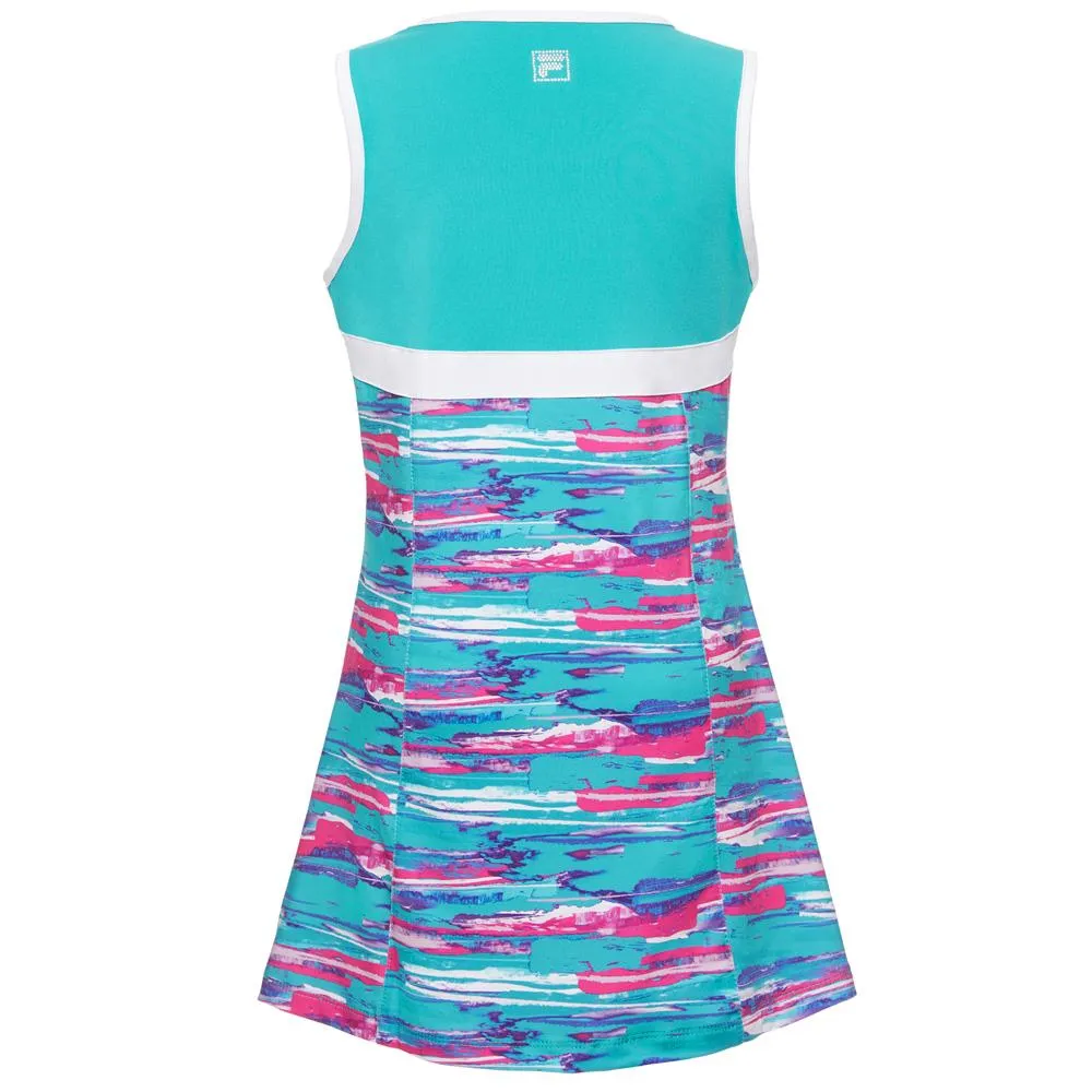 Fila Girl's Blue Wave Dress - Bluebird