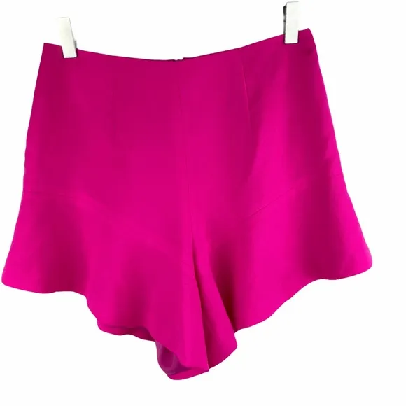 Finders Keepers High Waist Pink Ruffle Shorts Small