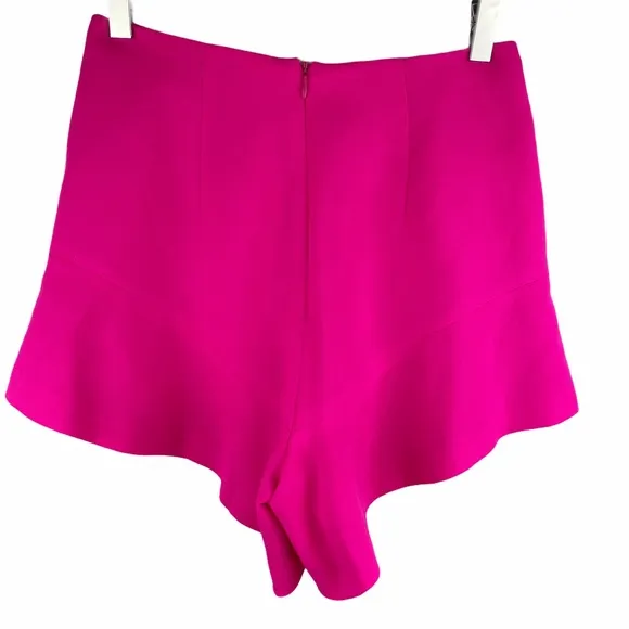 Finders Keepers High Waist Pink Ruffle Shorts Small