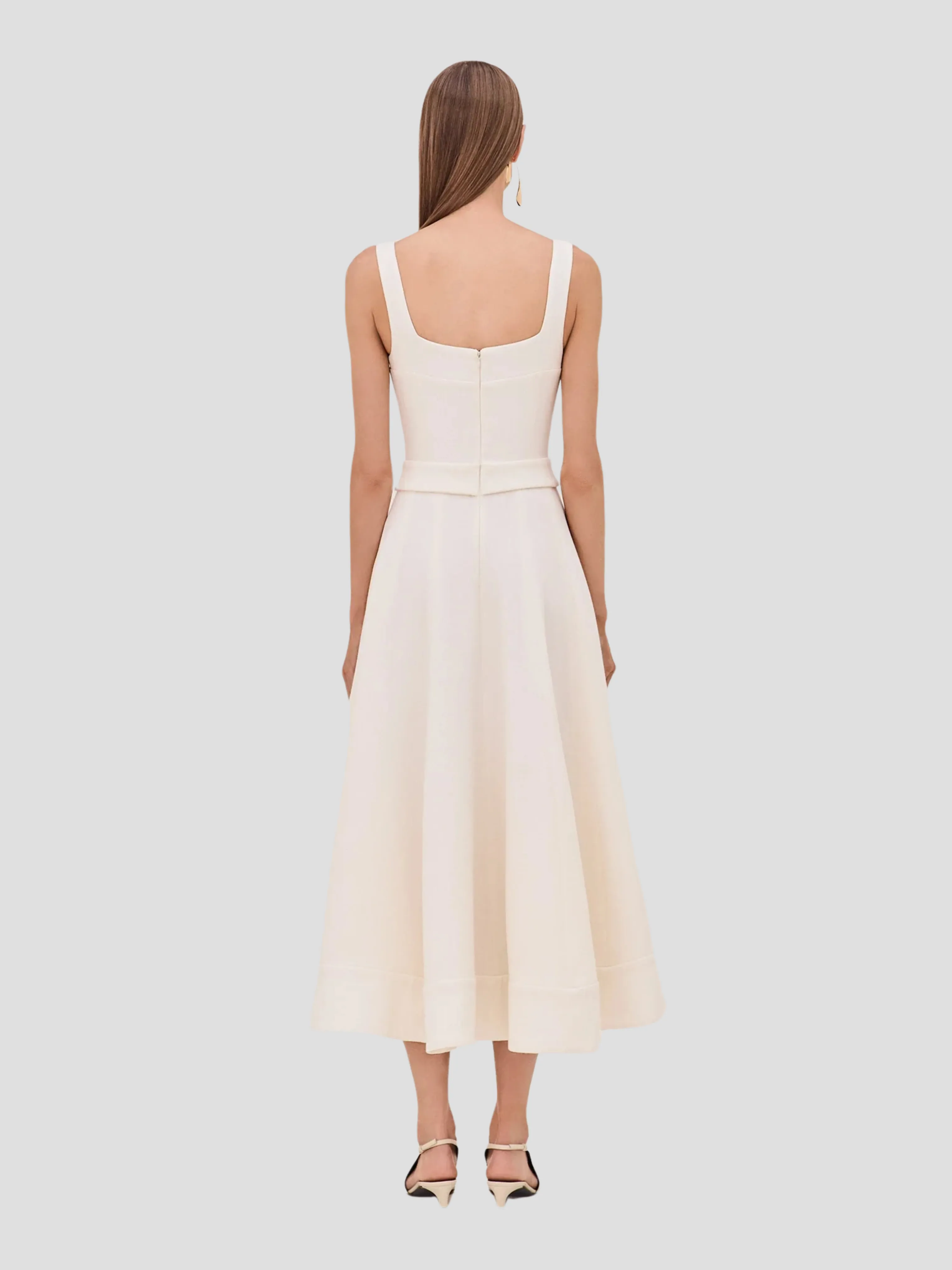 Fiore Dress in Pearl
