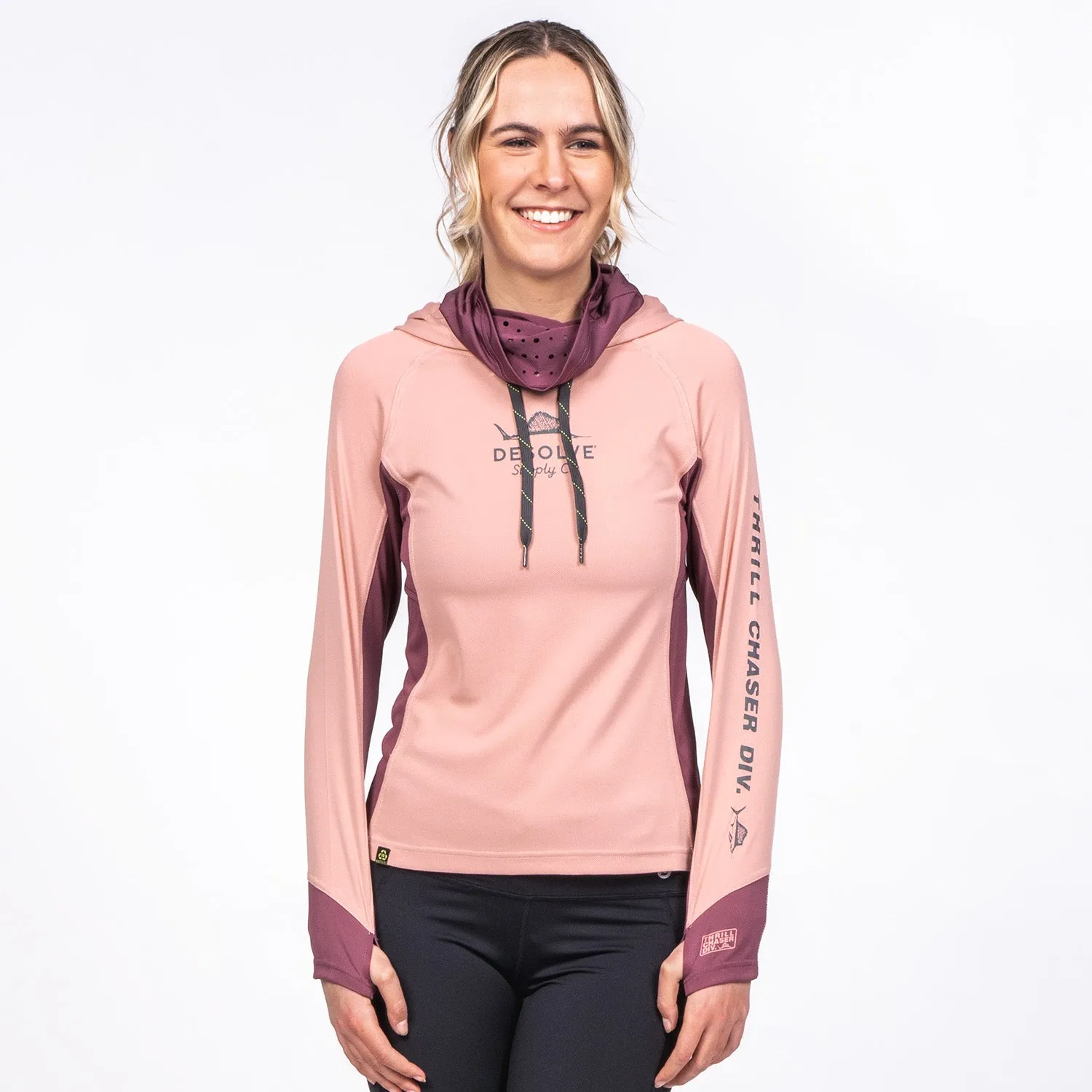 Fish Face Hoodie Womens