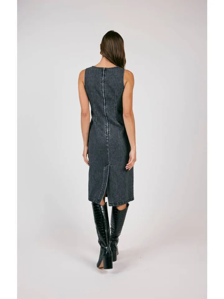Fitted Denim Dress | Sage the Label