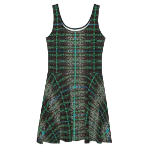 Fitted Skater Dress (Her/Muliebris)(Rind#10 Tree Link) RJSTH@Fabric#10 RJSTHW2021 RJS