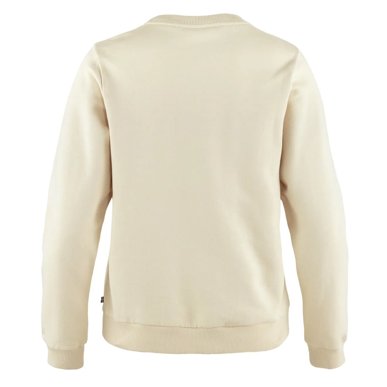 Fjallraven Womens  Logo Sweater Chalk White / Flame Orange