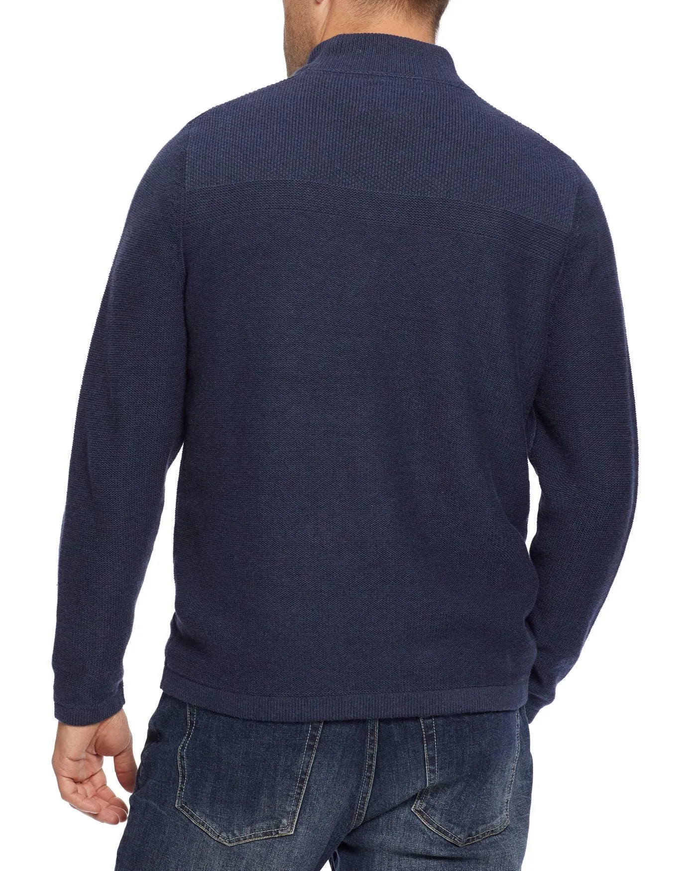 Flag & Anthem Men's Maroon Heather Henryville 1/4 Zip Pullover $70 NWT