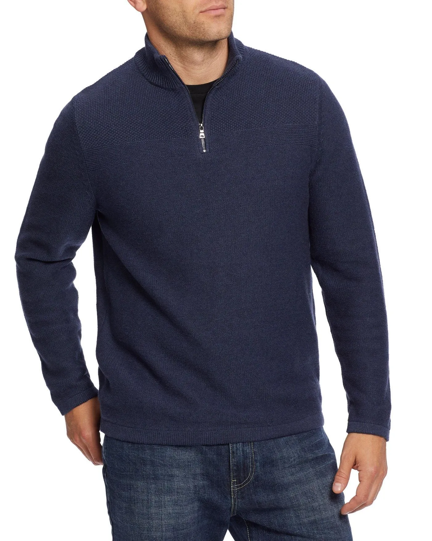Flag & Anthem Men's Maroon Heather Henryville 1/4 Zip Pullover $70 NWT