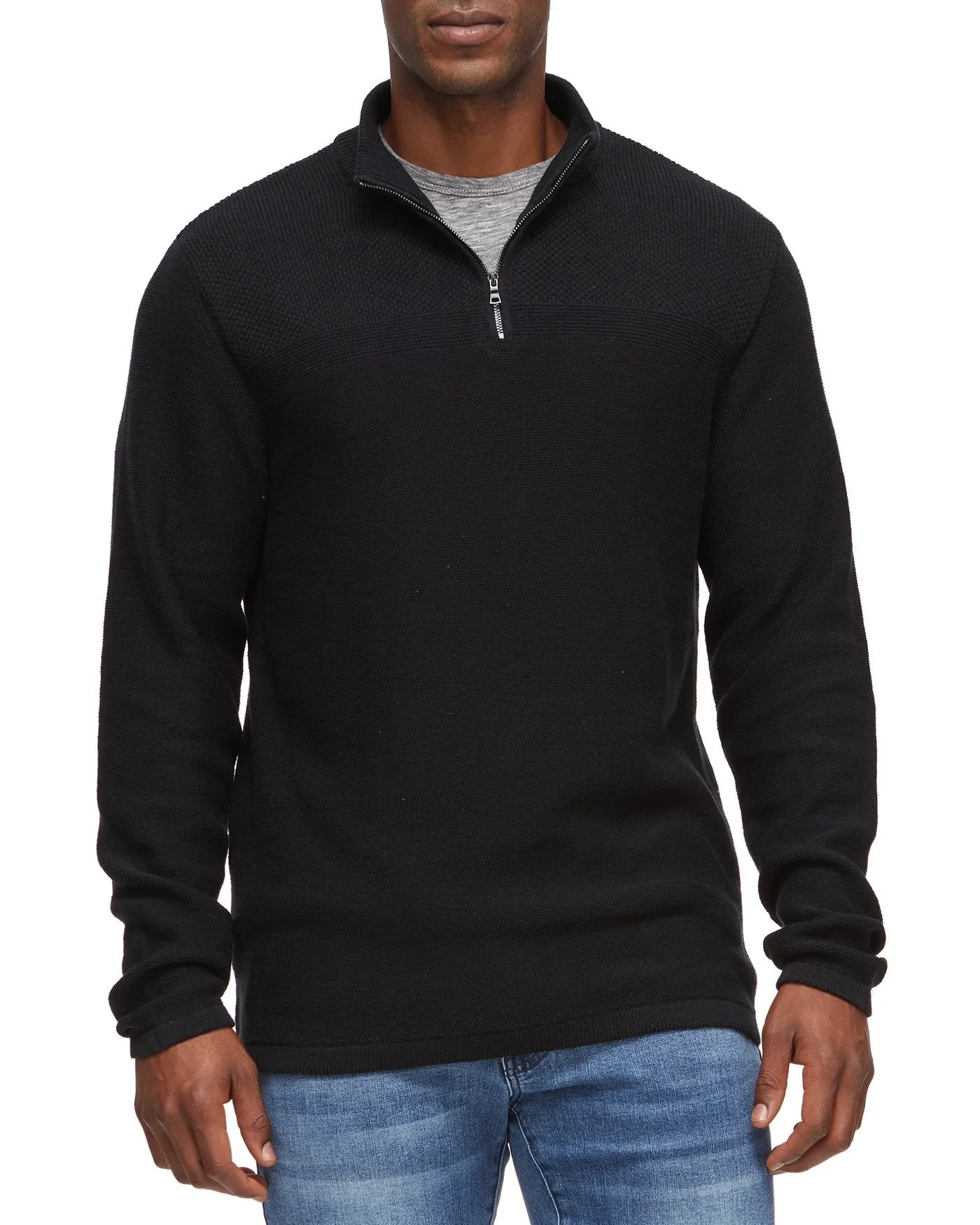 Flag & Anthem Men's Maroon Heather Henryville 1/4 Zip Pullover $70 NWT