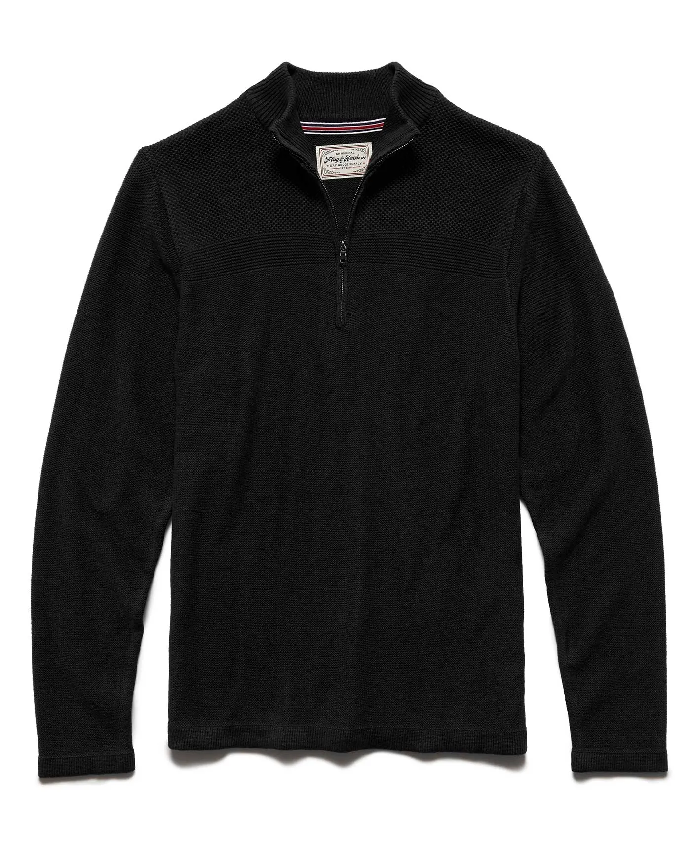 Flag & Anthem Men's Maroon Heather Henryville 1/4 Zip Pullover $70 NWT