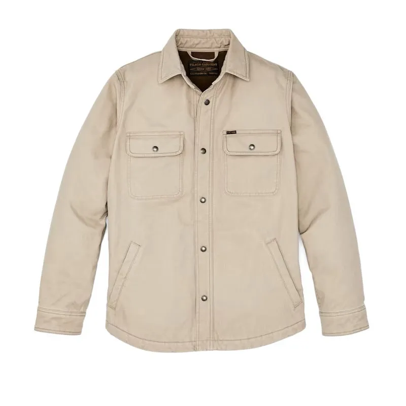 Fleece Lined Jac Shirt | Gray Khaki
