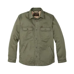 Fleece Lined Jac Shirt | Service Green