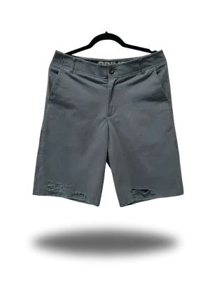 FLEX FITTED CUT OFF GREY SHORTS