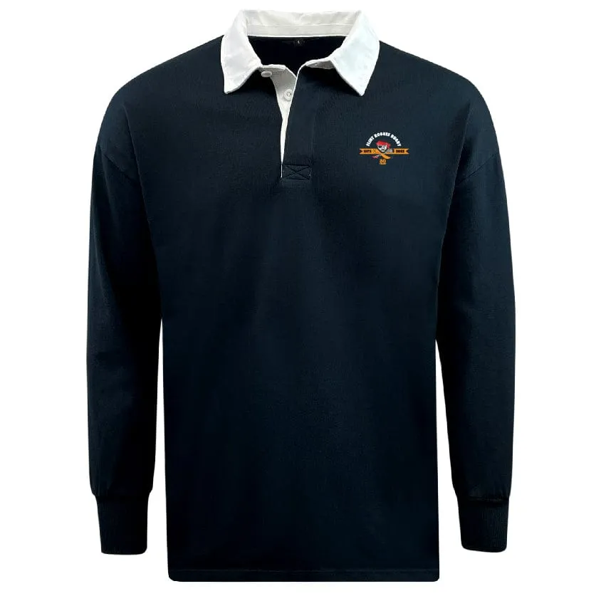 Flint Rogues Classic Long Sleeve Solid Rugby Jersey