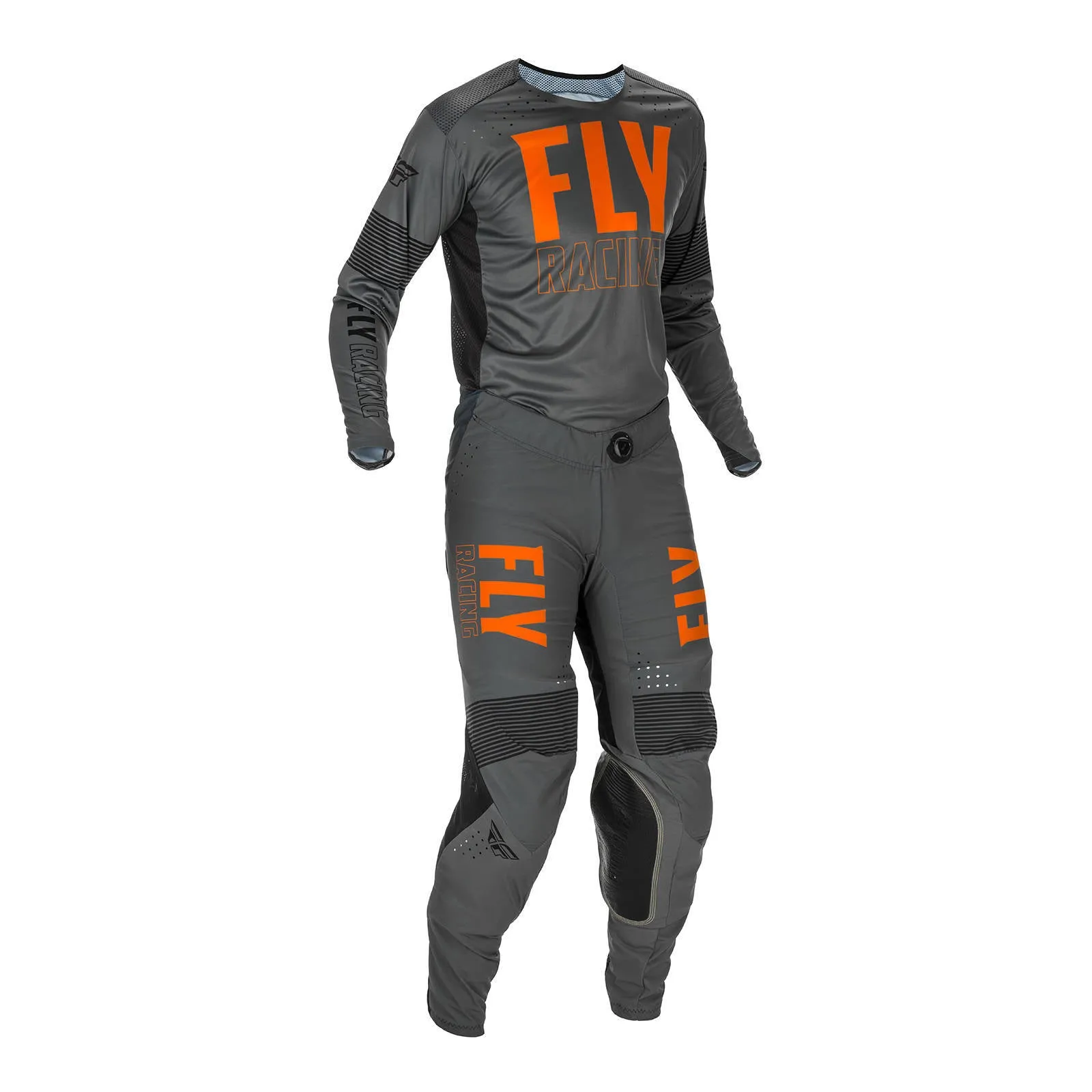 Fly Racing 2021 Lite Pant - Grey / Orange / Black